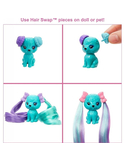 Barbie Color Reveal HBG41 modowa lalka z pieskiem i 25 niespodziankami, zmiana koloru w wodzie