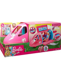 Barbie Samolot – różowy samolot dla lalek z otwieranym wnętrzem i 15 akcesoriami, 3+