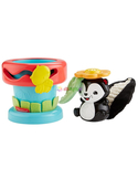 Fisher-Price Doniczka A kuku – sensoryczna zabawka z ruchomym skunksem, 3m+