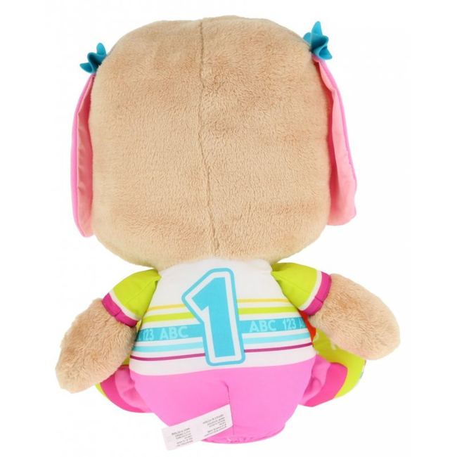 Fisher-Price Ucz się i Śmiej Wielka Siostrzyczka Szczeniaczka – pluszowa zabawka interaktywna, mówi po polsku, 18m+