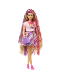 Barbie Totally Hair Lalka z długimi włosami – zestaw z ponad 15 akcesoriami do stylizacji, 3+