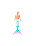 Barbie Dreamtopia Ken Syren – lalka z błękitno-fioletowym ogonem, naszyjnikiem z muszlą i bransoletami, 3+